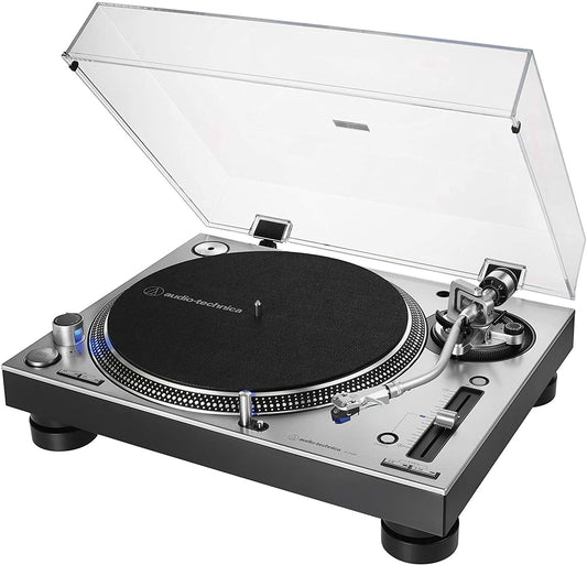 AUDIO TECHNICA AT-LP140XP SV Silver. €.469,00  GIRADISCHI PORFESSIONALE A TRAZIONE DIRETTA GRIGIO